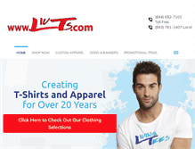Tablet Screenshot of livingteesscreenprinting.com